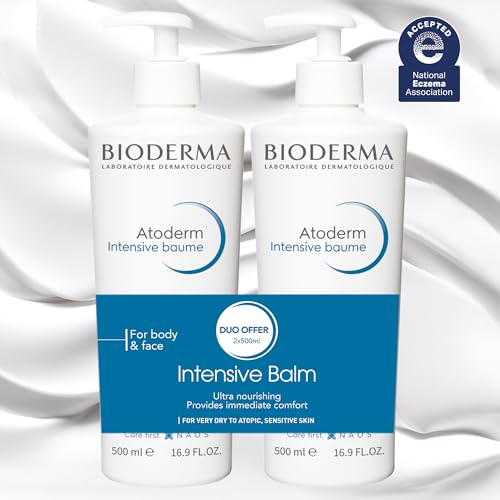 Bioderma Atoderm Intensive Balm texture swirl showing ultra-nourishing cream