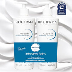 Bioderma Atoderm Intensive Balm texture swirl showing ultra-nourishing cream