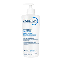 Bioderma Atoderm Intensive Gel-Cream bottle delivering 24-hour hydration for dry skin