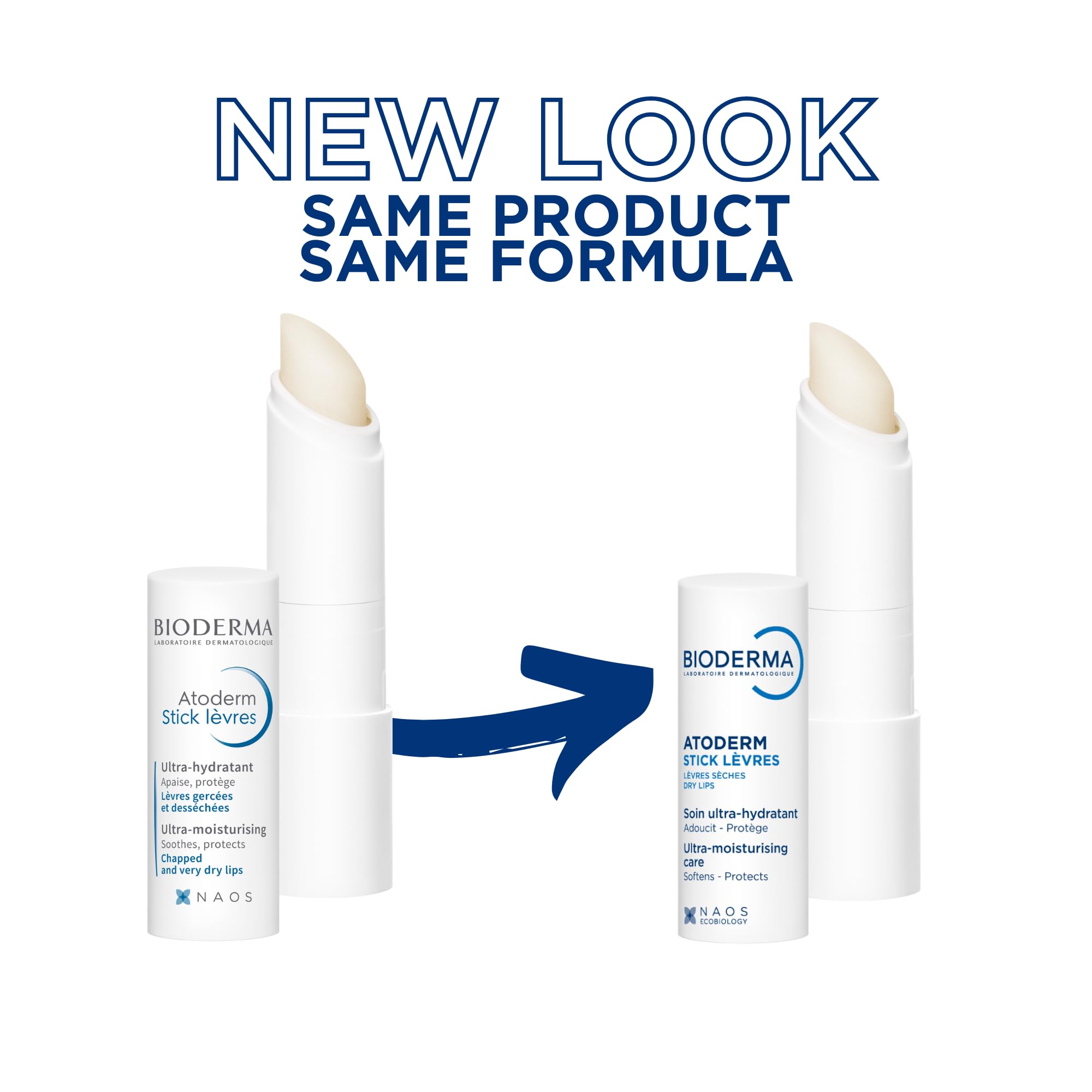 Protección diurna con Bioderma Atoderm Lip Stick para labios resguardados.
