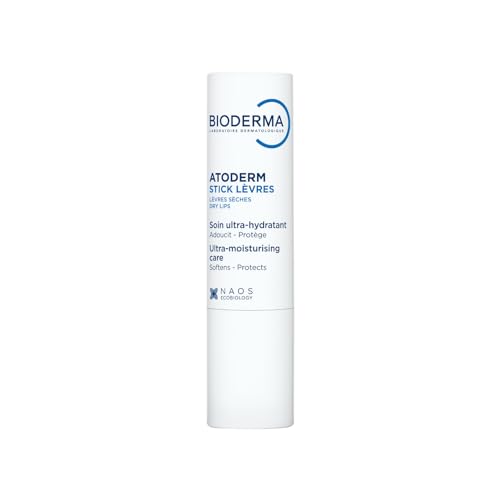 Textura cremosa de Bioderma Atoderm Lip Stick para una aplicación suave.