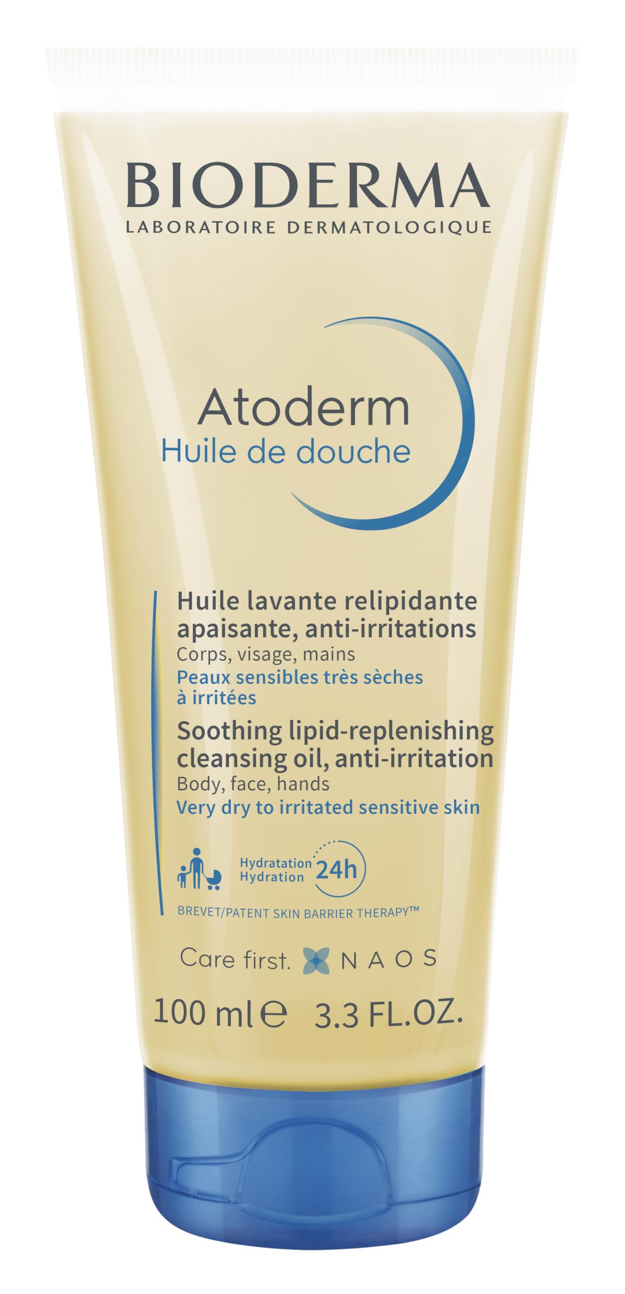 Bioderma Atoderm Shower Oil bottle for daily cleansing and hydration.