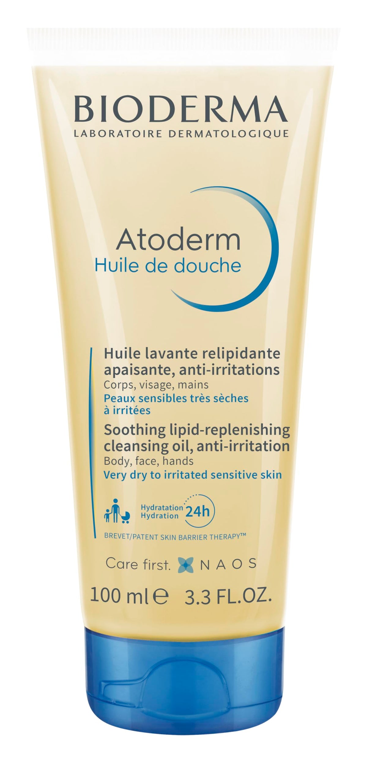 Bioderma Atoderm Shower Oil bottle for daily cleansing and hydration.