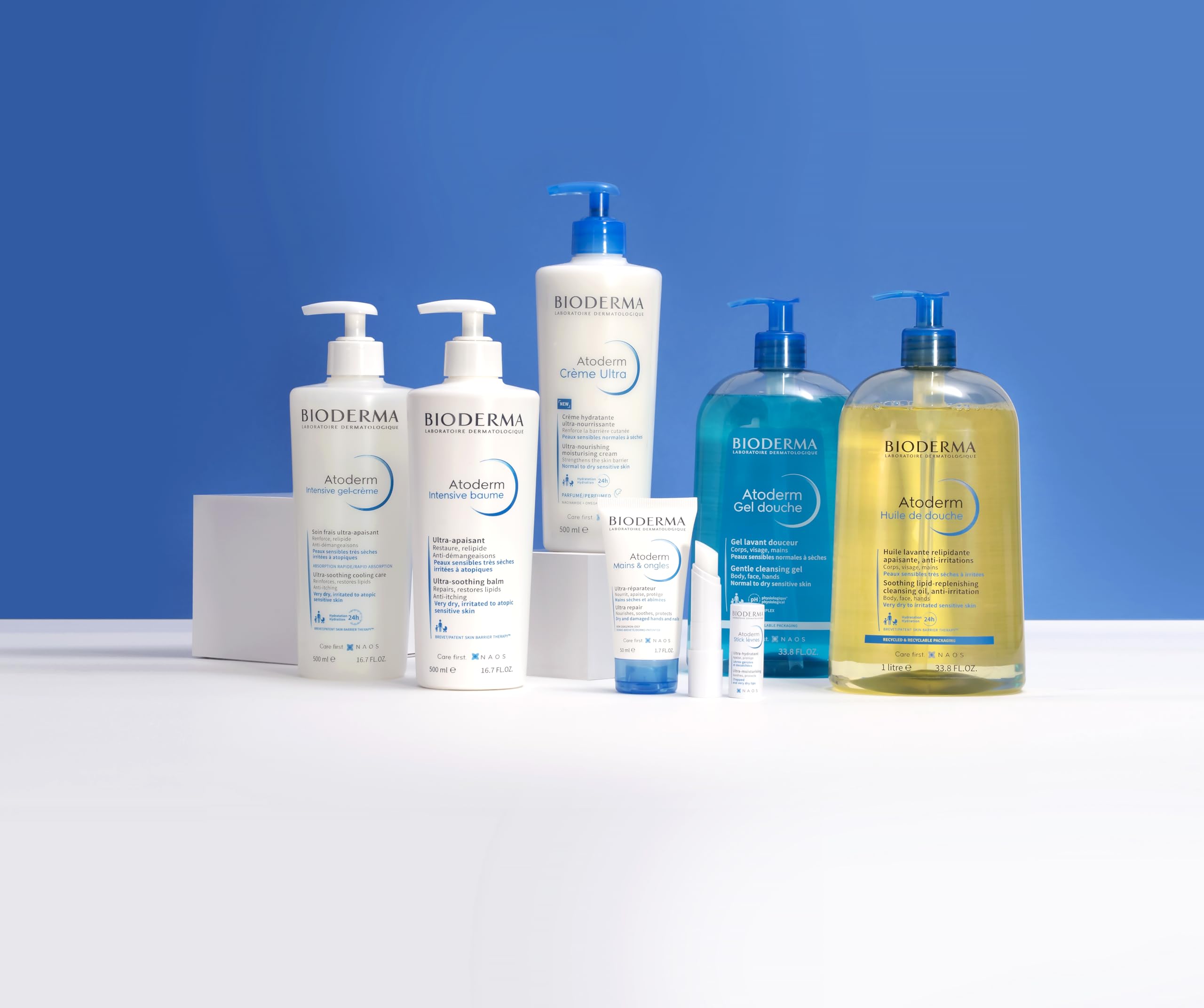 Bioderma Atoderm Shower Oil emphasizes a protective barrier against dryness.