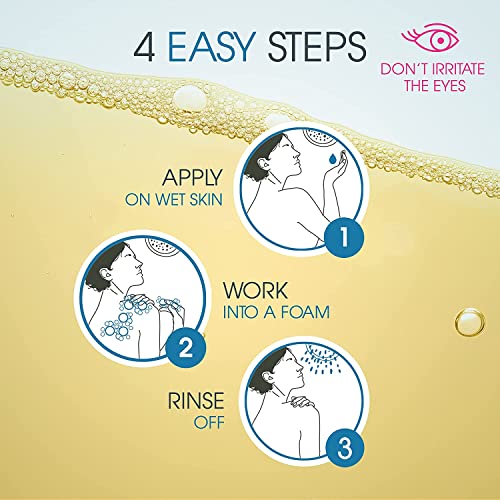 Bioderma Atoderm Shower Oil texture closeup reveals silky formula.