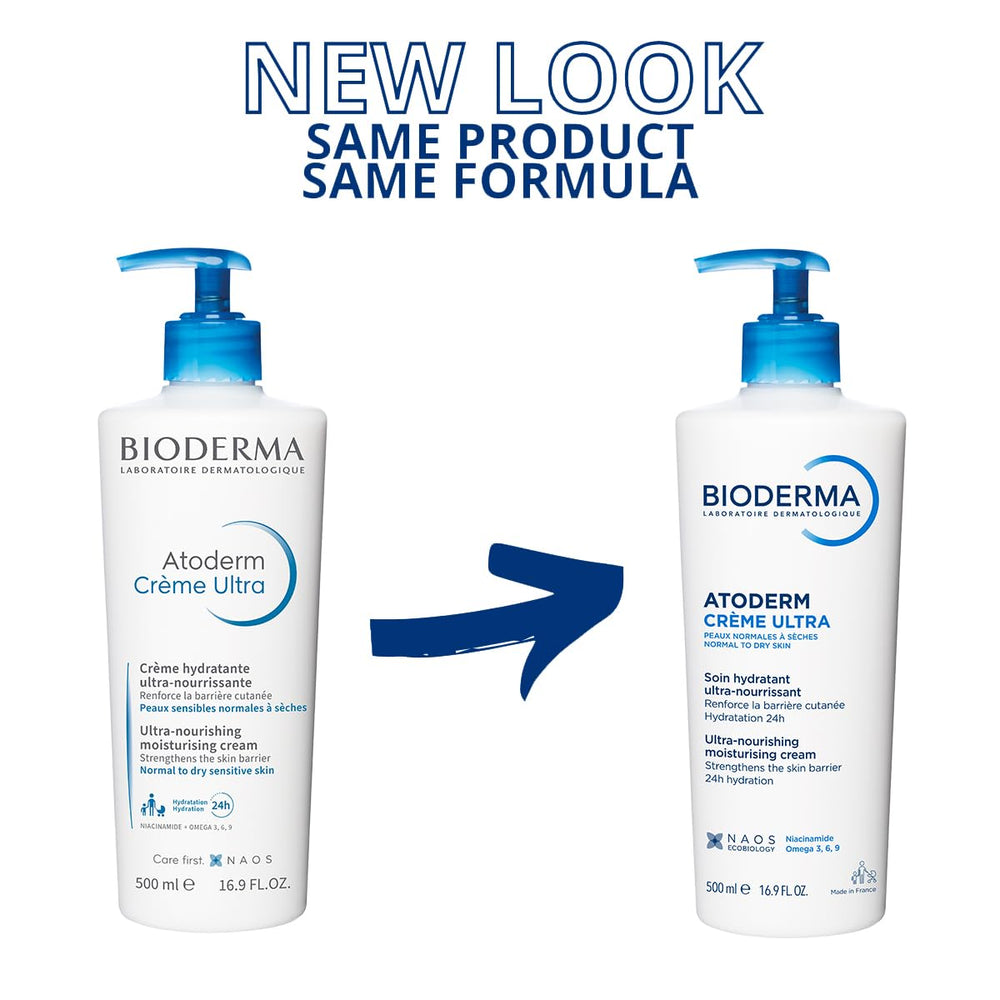 Bioderma Atoderm Ultra Cream barrier-supporting formula supports daily care.