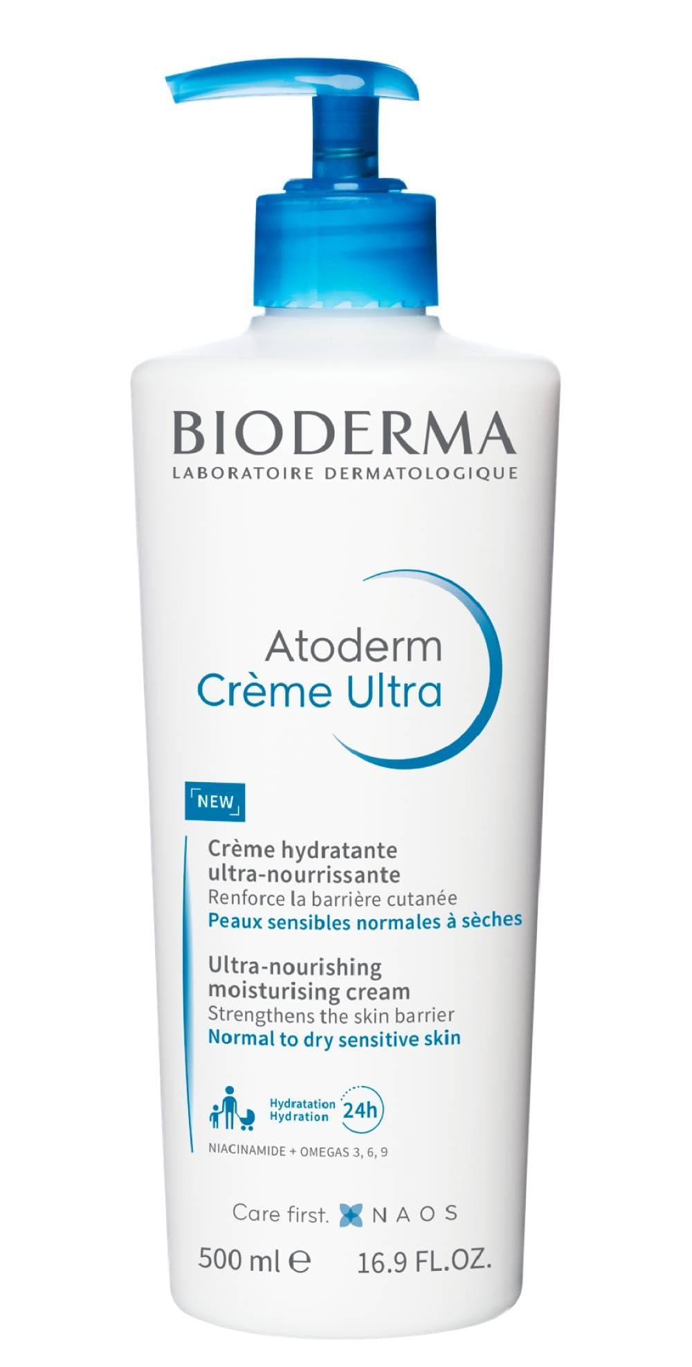 Bioderma Atoderm Ultra Cream Duo creamy texture close-up for everyday care.