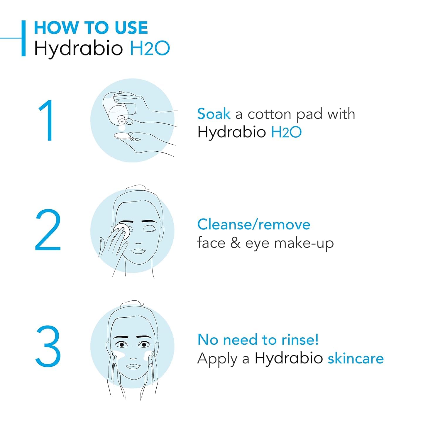 Bioderma Hydrabio H2O eye makeup removal for sensitive eyes.