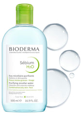 Bioderma Sebium H2O cotton pad removal, dirt and makeup removal with care