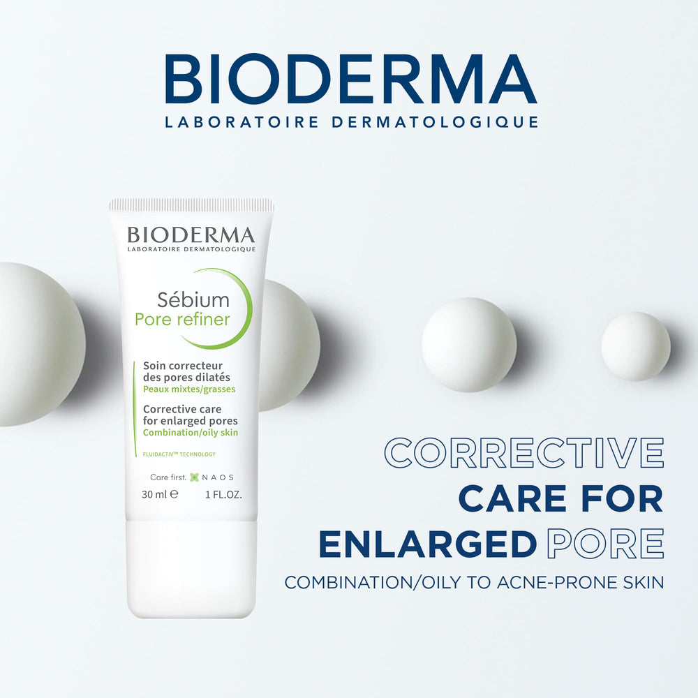 Bioderma Sébium Pore Refiner texture close-up reveals refined skin