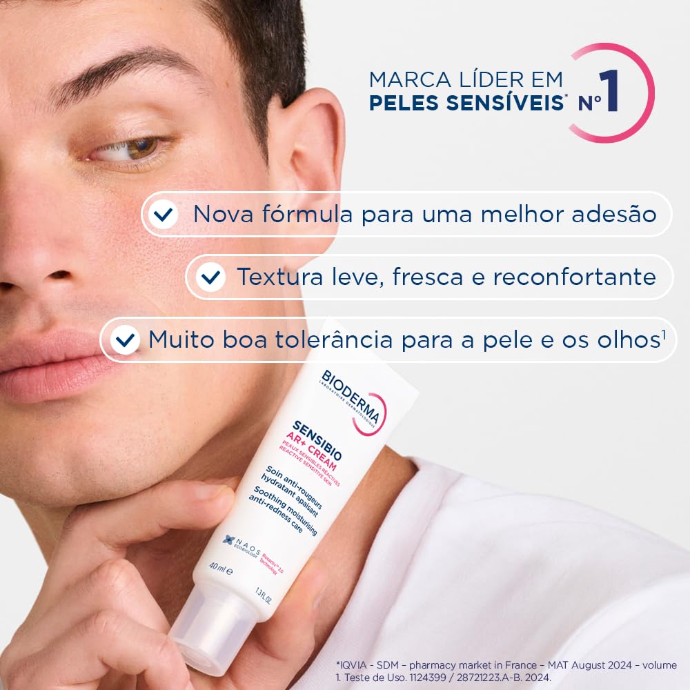 Bioderma Sensibio AR+ Cream used as makeup base for daily wear.