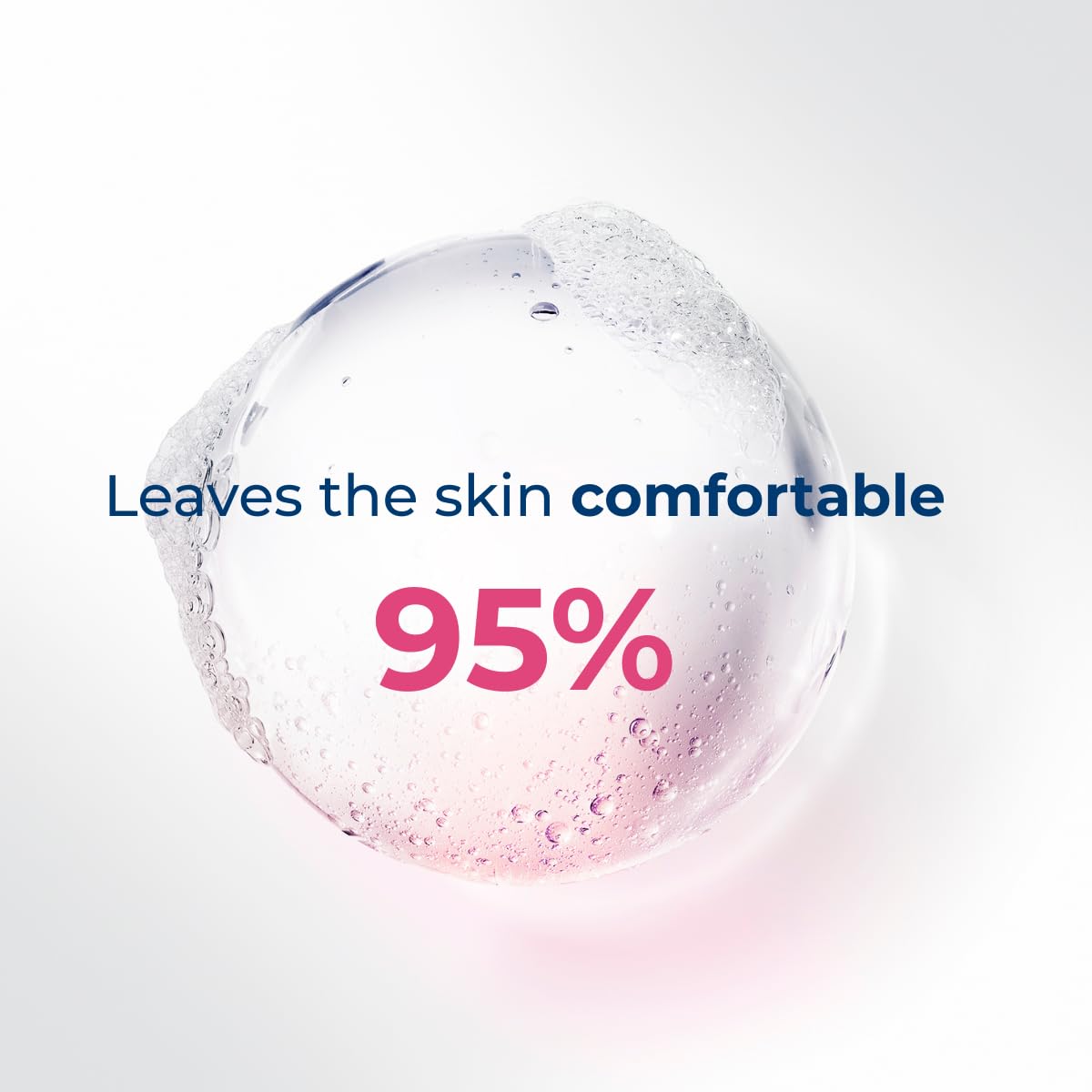 Bioderma Sensibio foaming gel makeup removal foam demonstrates easy makeup removal