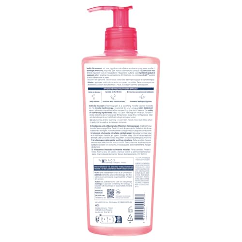 Bioderma Sensibio: quita maquillaje con espuma suave, cuidado diario.