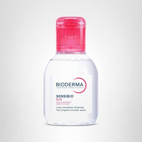 Bioderma Sensibio H2O bottle with clear labeling and soothing imagery.