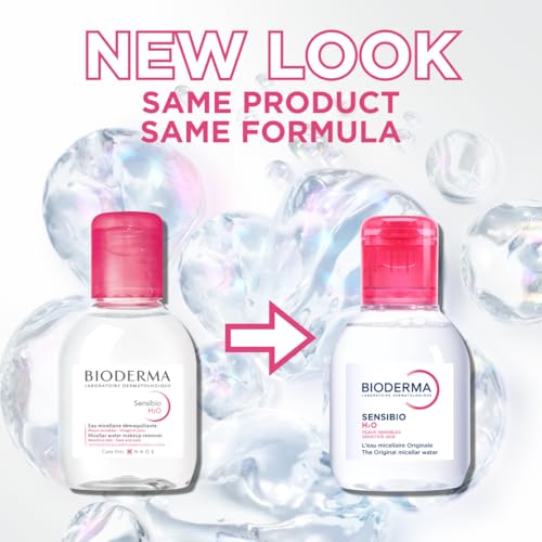 Bioderma Sensibio H2O on a cotton pad for easy makeup removal.