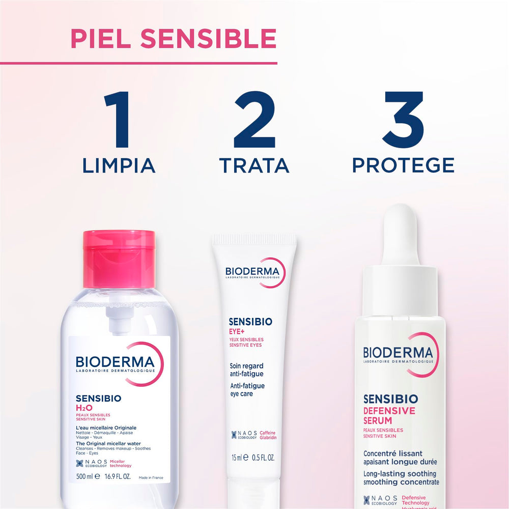 Bioderma Sensibio H2O: fórmula con pH equilibrado para uso diario