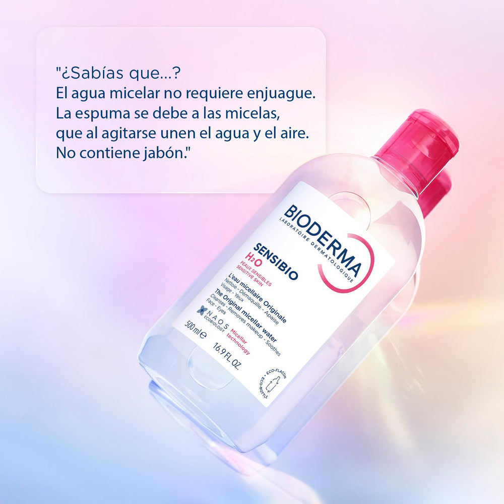 Bioderma Sensibio H2O: cuidado suave apto para piel sensible