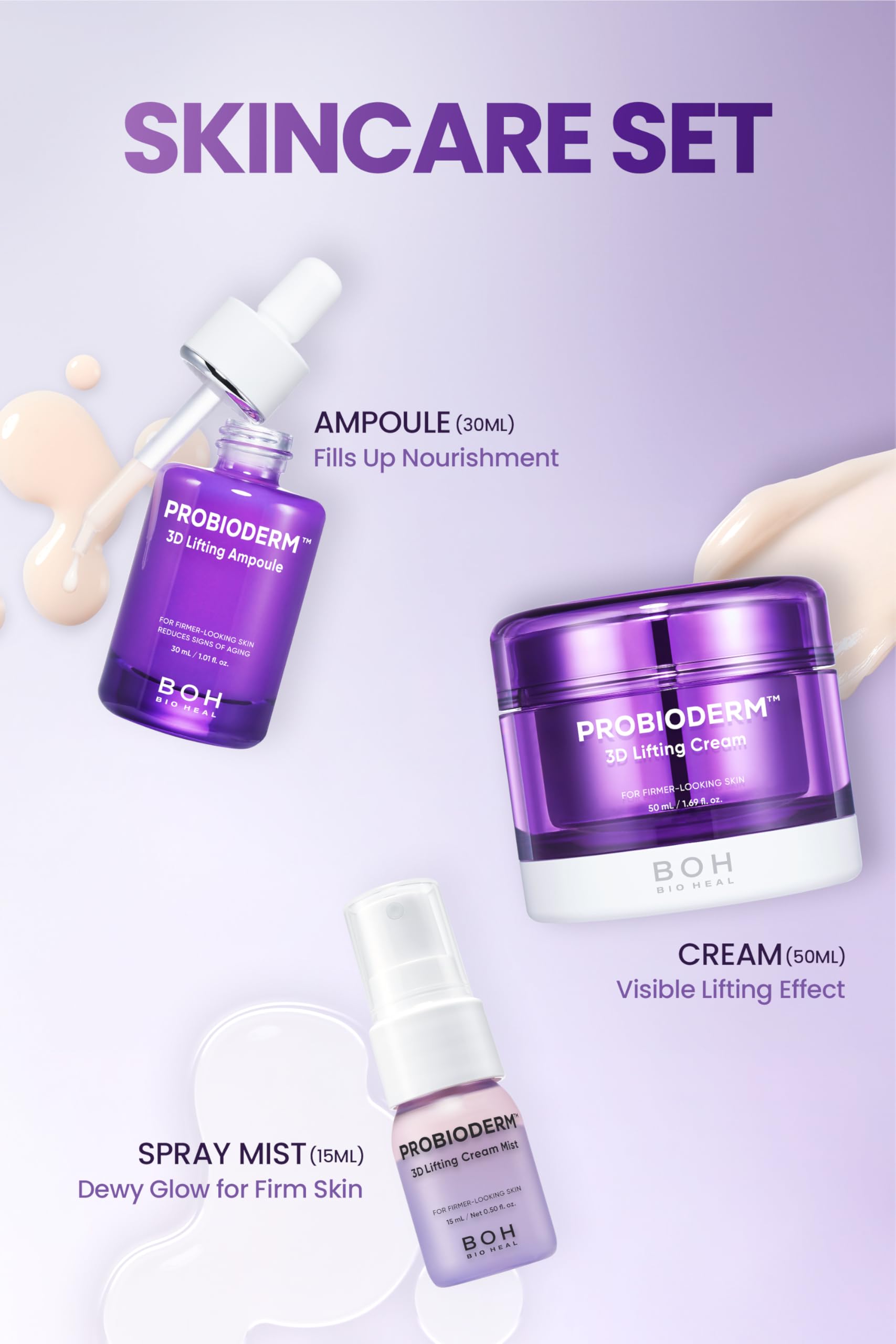 BIOHEAL BOH Probioderm 3D lifting gift box presentation