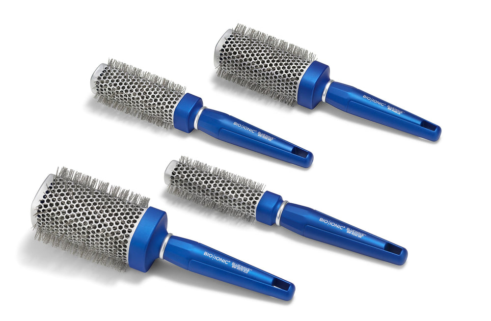 BIO IONIC BlueWave frizz-control design seals the cuticle for polished shine.