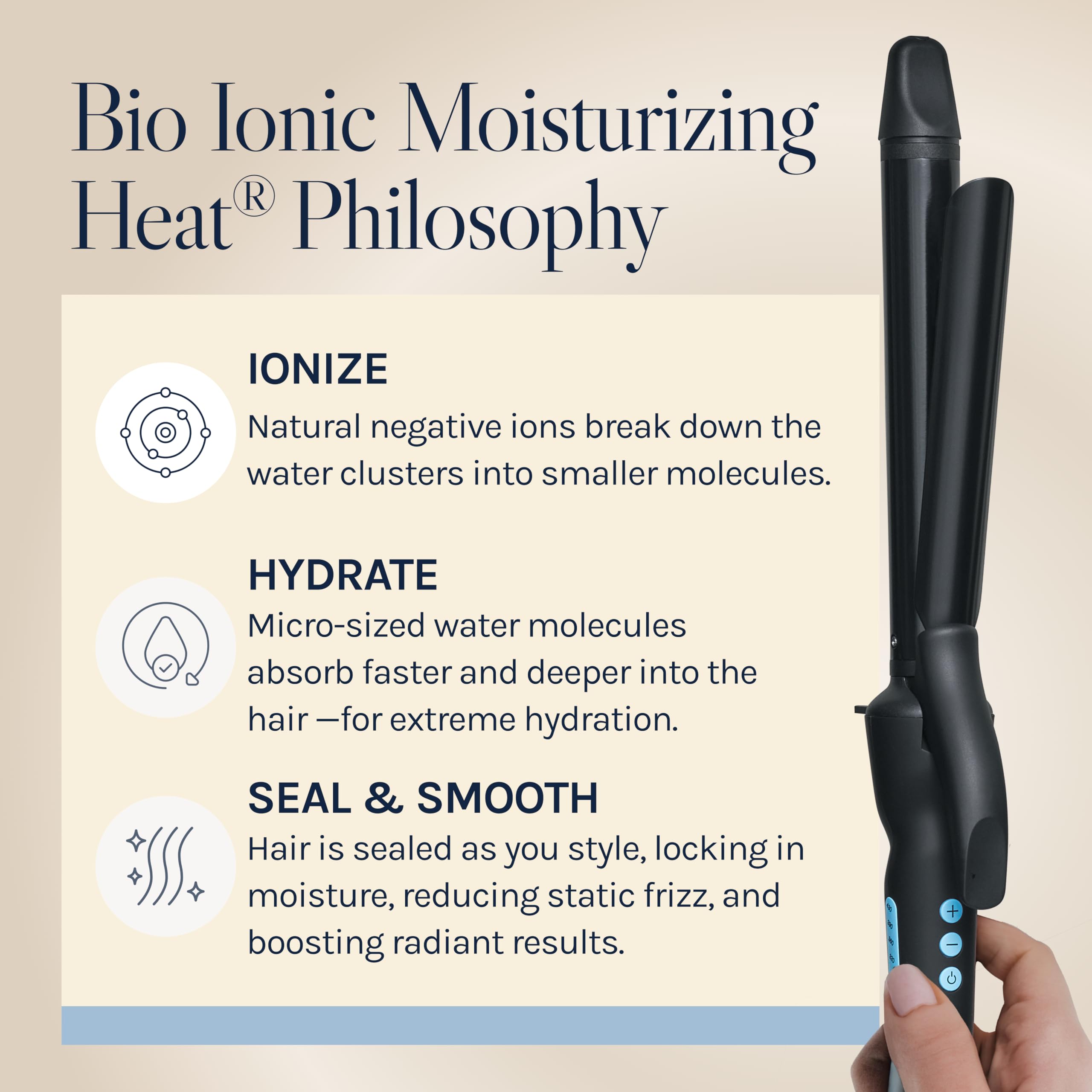 Ceramic mineral complex delivers smooth glide and luminous finish.