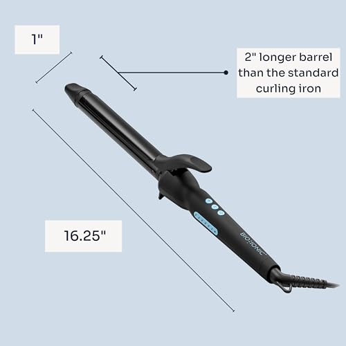 Swivel cord supports unrestricted maneuverability during styling.