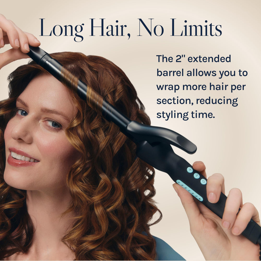 Bio Ionic Nanoionic MX technology hydrates hair during styling