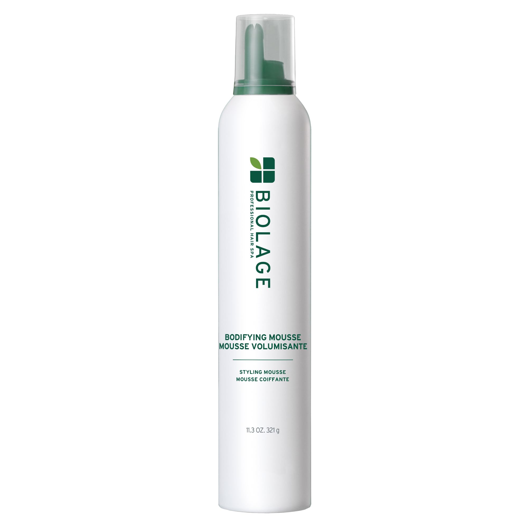 Biolage Bodifying Mousse bottle with easy dispensing for lift and volume