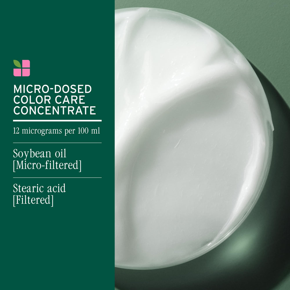 Biolage Color Last Conditioner bottle pouring detail suggests easy application.