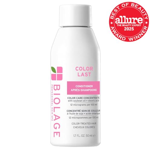 Biolage Color Last Conditioner pump enables quick, even distribution through wet hair