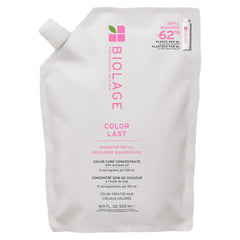 Biolage Color Last refill pouch highlights color protection for treated hair.