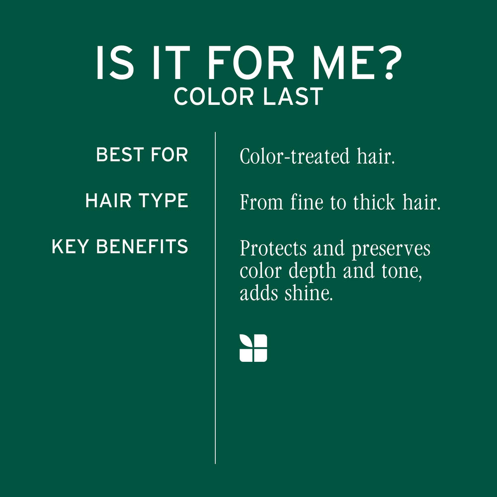 Hair with Biolage Color Last protective barrier thanks to stearic acid after application.