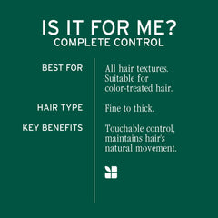 Biolage Complete Control Hairspray anti-frizz action for smooth finish