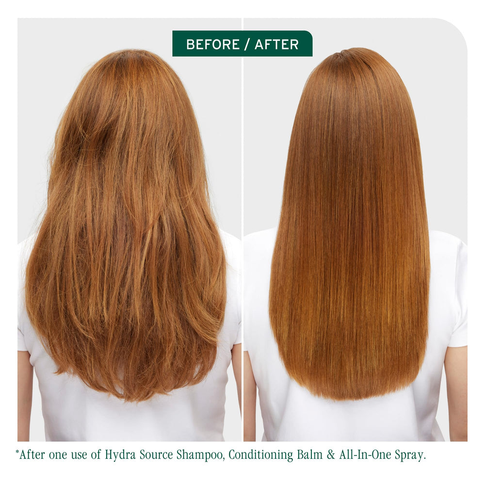 Biolage Frizz-control formula helps manage flyaways during styling.