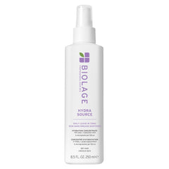 Biolage Hydra Source Daily Leave-In Tonic bottle offers lightweight hydration for dry hair.