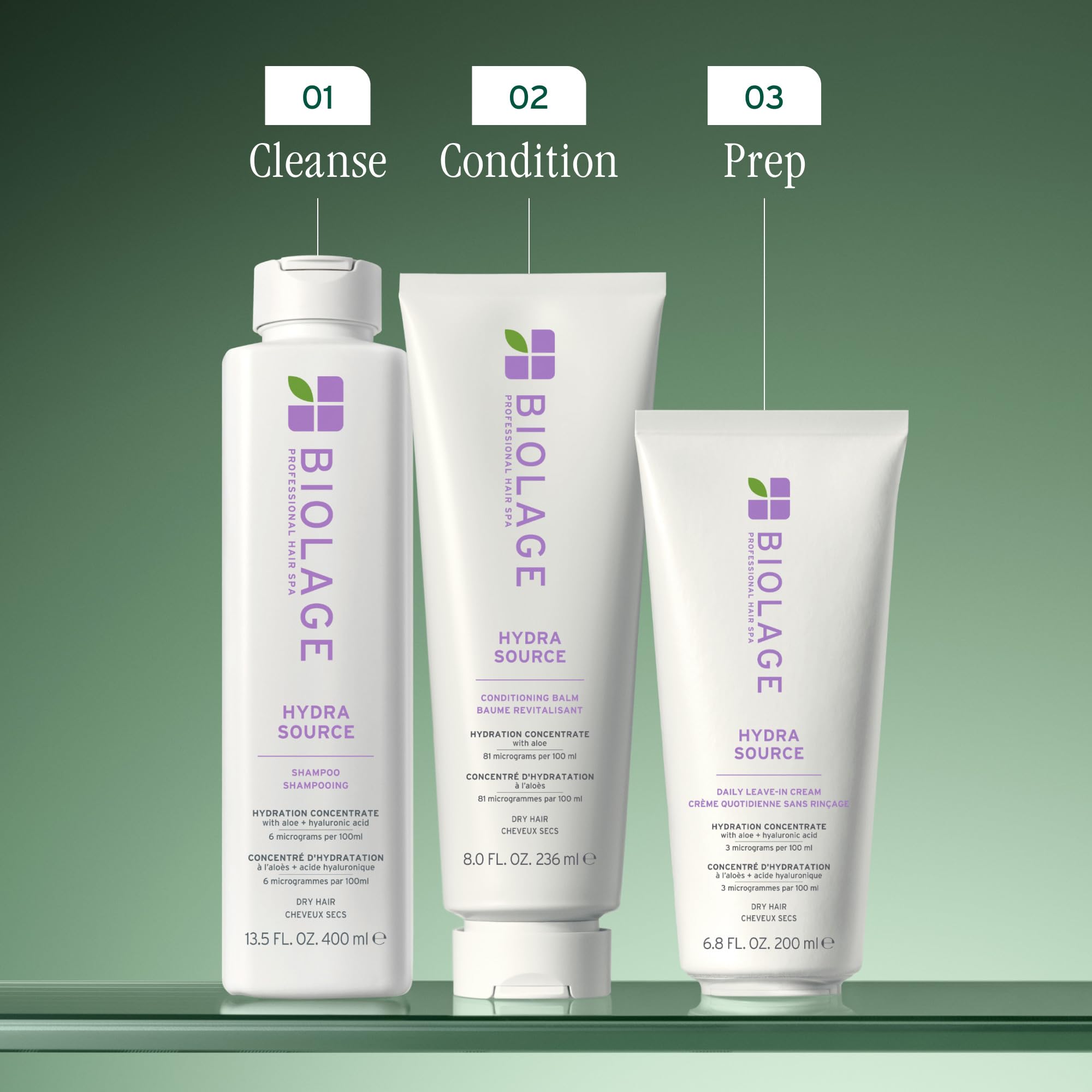 Biolage Hydra Source packaging uses eco-friendly materials with reduced plastic