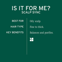 Biolage Scalp Sync foam texture close-up suggesting gentle cleansing