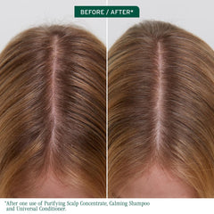 Biolage Purifying Concentrate pump in action, ready to distribute across the scalp.