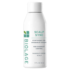 Biolage Scalp Sync shampoo bottle ready for gentle cleansing and dandruff symptom relief
