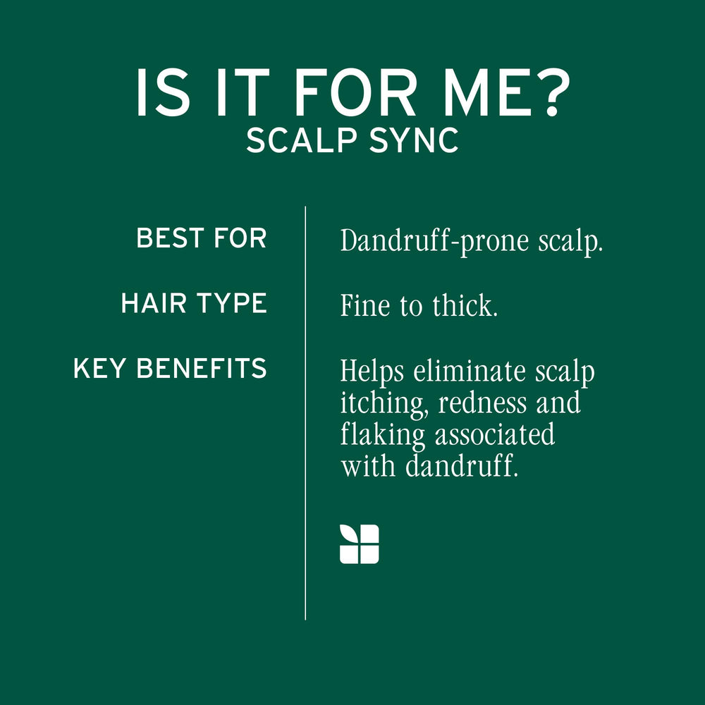 Biolage Scalp Sync on wet hair demonstrates deep cleansing without drying