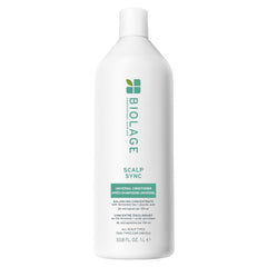 Biolage Scalp Sync Universal Conditioner bottle provides lightweight hydration for all scalp types.