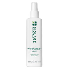 Biolage Smooth Shine Milk bottle delivering weightless smoothing and shine.