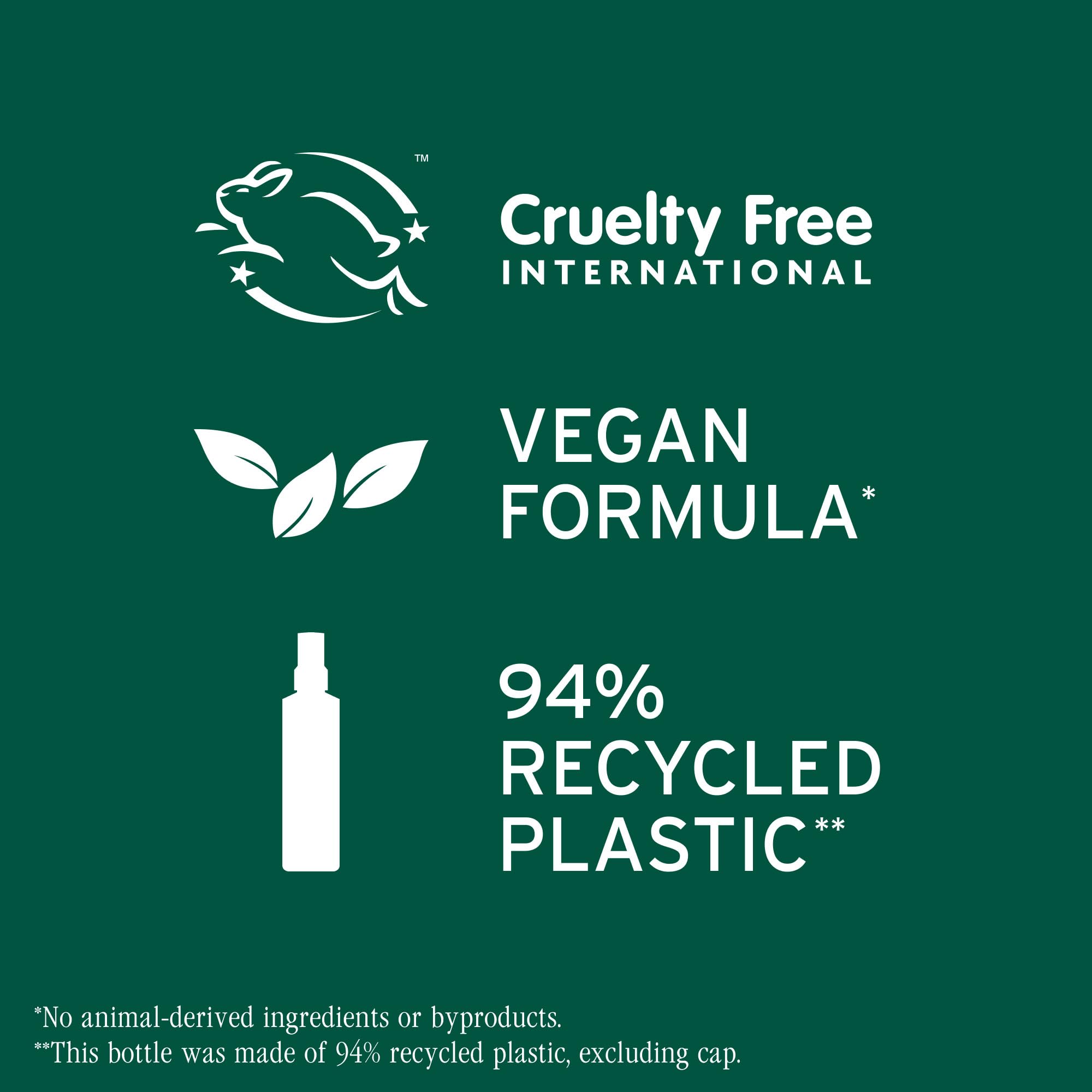 Packaging highlights vegan and paraben-free formula for gentle styling.