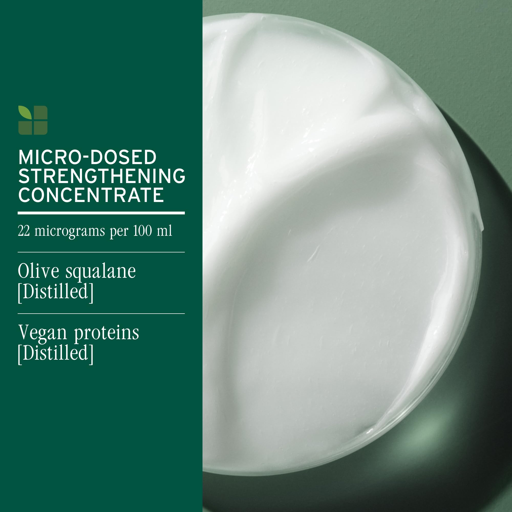 Biolage Strength Recovery Conditioner with soft-shine on hair