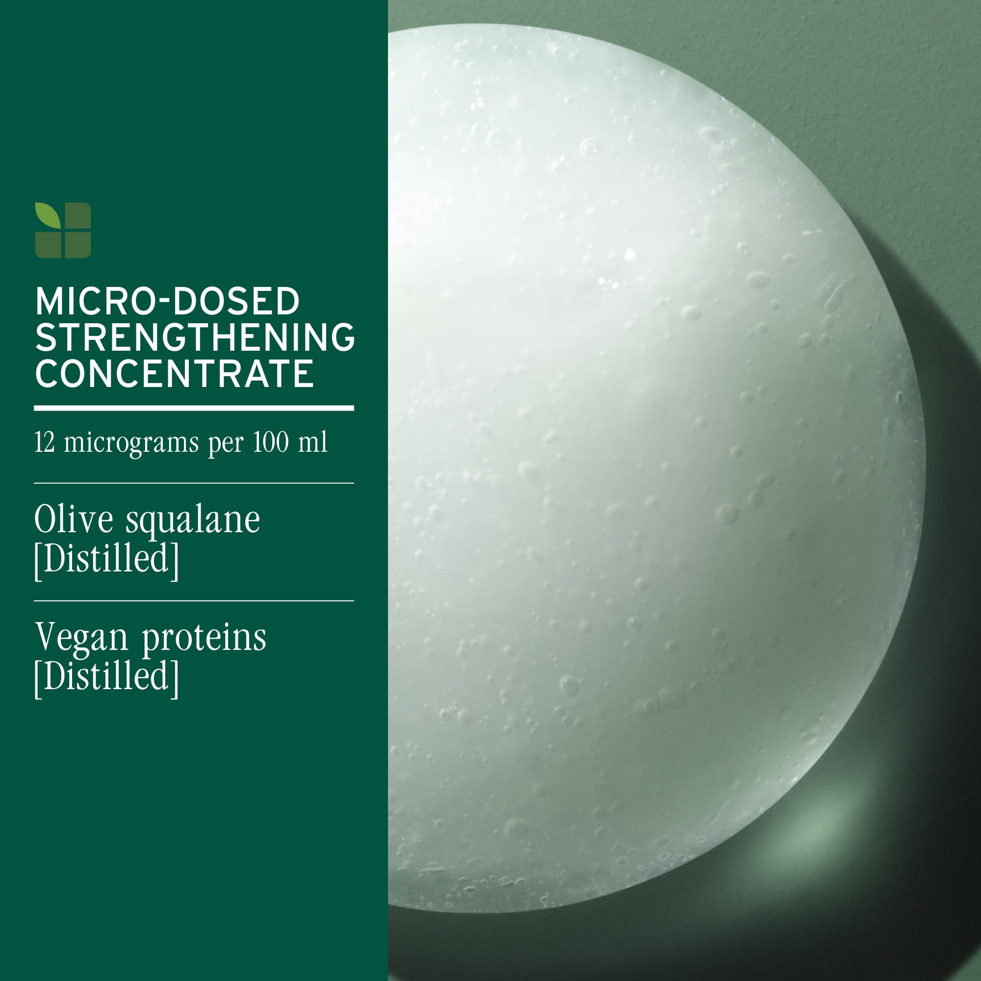 Hair close-up after Biolage Strength Recovery Shampoo shows softness and manageability.