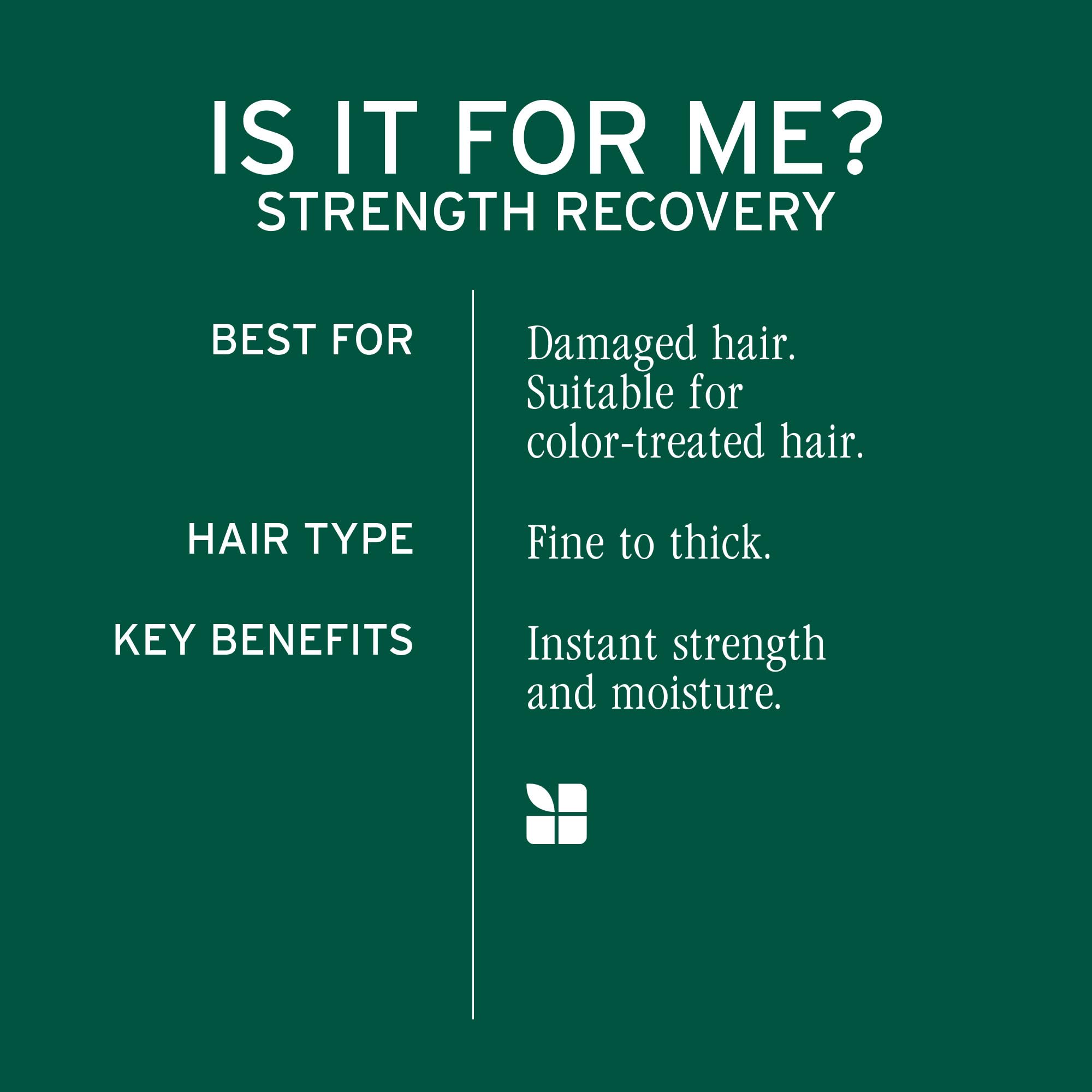Biolage Strength Recovery Shampoo vegan proteins visual for stronger hair