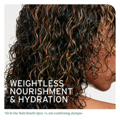 Biolage Styling Oil on dry hair demonstrates detangling and smoothness