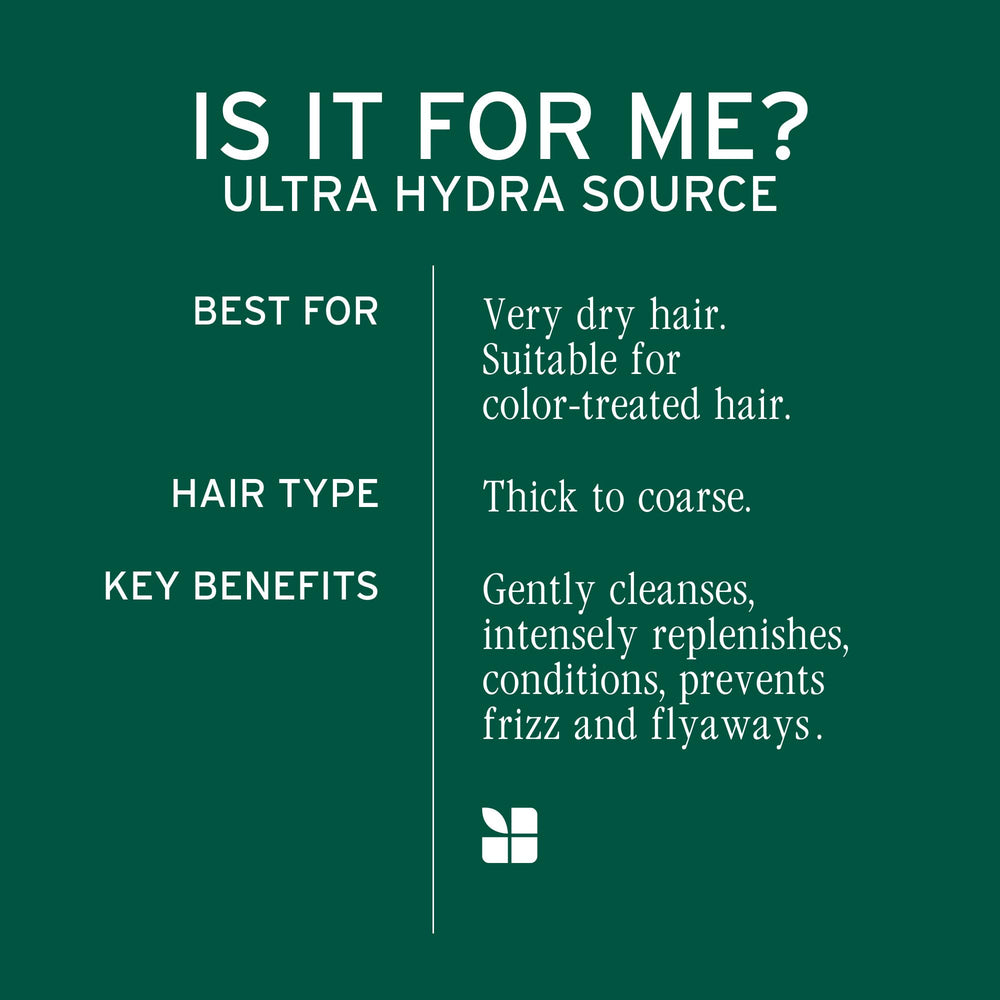 Applying Biolage Ultra Hydra Source conditioner to wet hair after cleansing