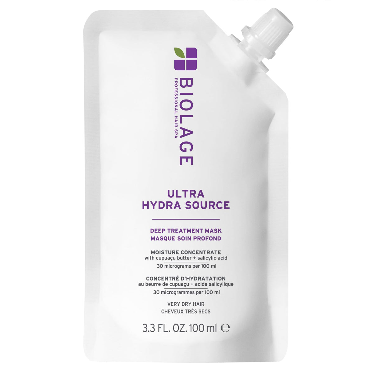 Biolage Ultra Hydra Source Mascara Envase: hidratación profunda para cabello muy seco.