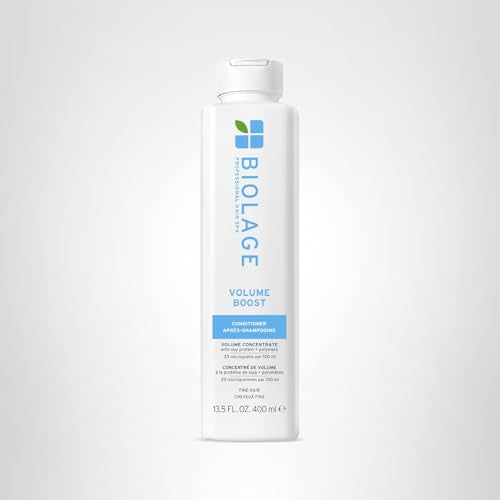 Biolage Volume Boost Conditioner packaging on countertop