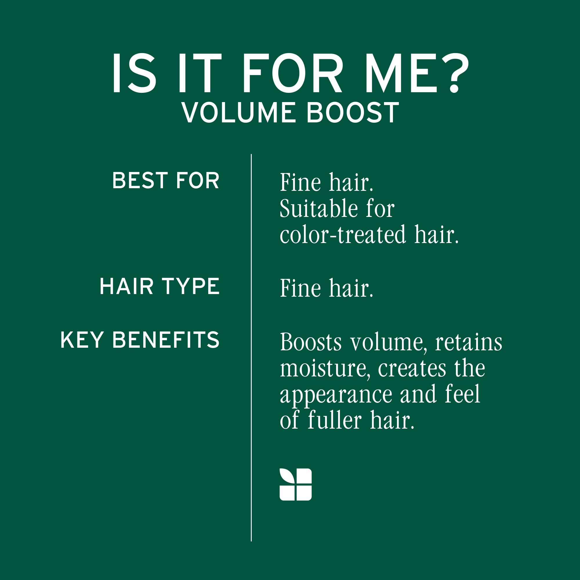 Biolage VolumeBoost Shampoo with micro-filtered soy protein detail emphasizes moisture retention.